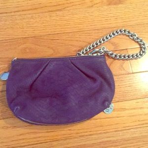 Purple Henri Bendel clutch